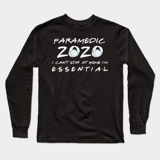 Paramedic 2020 Quarantine Gift Long Sleeve T-Shirt